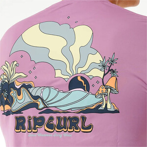 2024 Rip Curl Mnner Mason Pipe Surflite UPF-Lycra-Weste 14XMRV - Dusty Purple